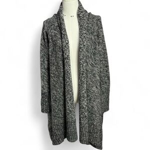 DKNY Lambswool Cashmere Blend Long Open Cardigan Sweater
Size P/S